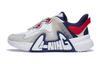 YOUNG Sports Life Collection Comfortable Slip Resistant Abrasion Resistant Low Top Kids Lifestyle Shoes White YKCT102-5