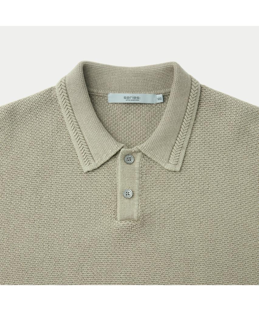 Silijeu Garment Dyed Long Sleeve Polo Sawas26131Bex