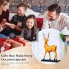 Elegant Reindeer Figurines – Decorative Elk Statues, Modern Deer Sculptures for Living Room, Office & Wedding, Ideal Gift