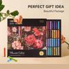 Paul Rubens Artist's Oil Pastels, 72-Color Floral Color Artist Soft Oil Pastel Set, Vibrant and Creamy, Pastel Art Supplies.