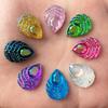13*18mm/18*25mm AB Resin Tear drop Rhinestone flatback peacock eye stones and crystals costume Button Accessories HE19