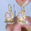 Fashion Trend Unique Design Elegant Delicate Cubic Zirconia Water Drop Earrings Women Jewelry Party Premium Gift Wholesale