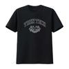 T-shirt de sport Tren Tech Double Tête de Loup Imprimé pour Homme vintage Lavé Polyvalent Extensible vêtements de designer streetwear Doux