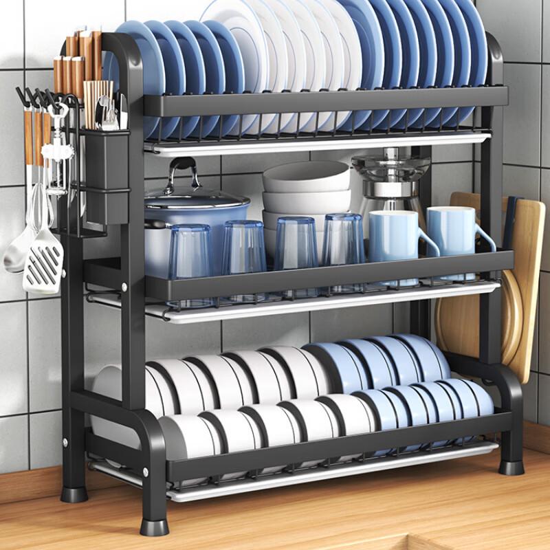 Yingbai 3-Tier Countertop Dish Drying Rack