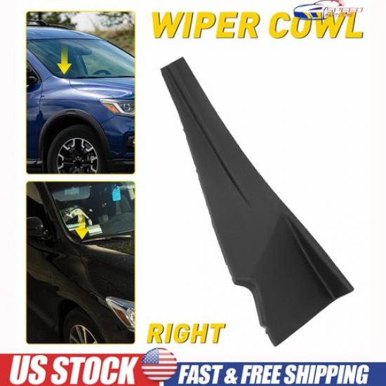 Right Front Side Wiper Cowl Extension Trim Black For 2013- Nissan Pathfinder
