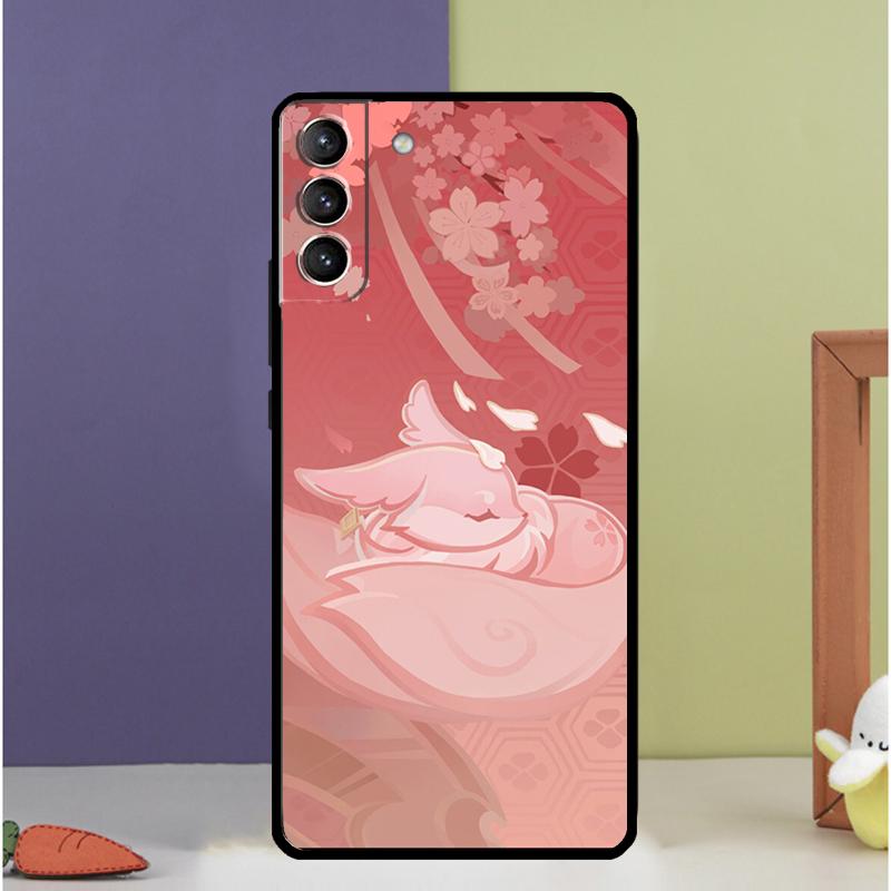 

Genshin Impact Yae Miko Phone Case For Samsung Galaxy S23 S21 FE S22 Ultra Note 20 10 S8 S9 S10 Plus S10e S20 FE Cover Galaxy S23Ultra
