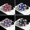Hair Accessories Rhinestone Flower Duckbill Clips Hair Clips for Women Ponytail Headwear Hairpin