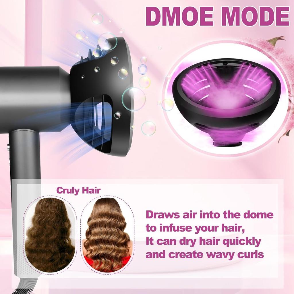 Ugello Diffusore New Wave+Curl per Asciugacapelli Dyson Supersonic HD01 HD02 HD03 HD04 HD08 HD15 HD16 Accessori, Parti di Ricambio No 973924-01