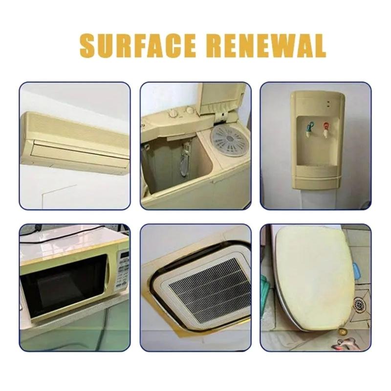 Plastic Gloss Restoration Agent Appliances Plastic Yellowing Removal for Air Conditioning Shell Strong Oxidation Remover