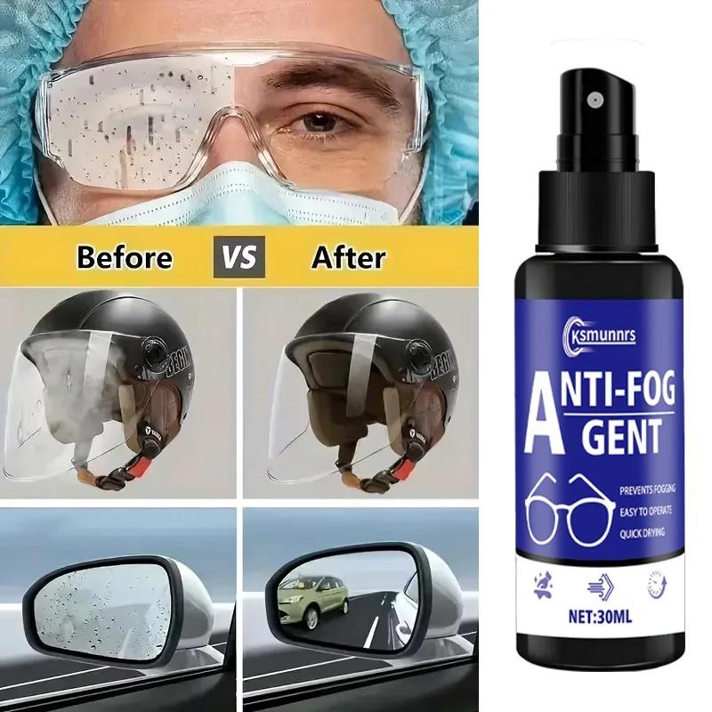 New Anti-Fog Spray for Glasses - Efficient Solution for Swimming Goggles Stylish Eyewear & Regular Glasses Fogging Problem