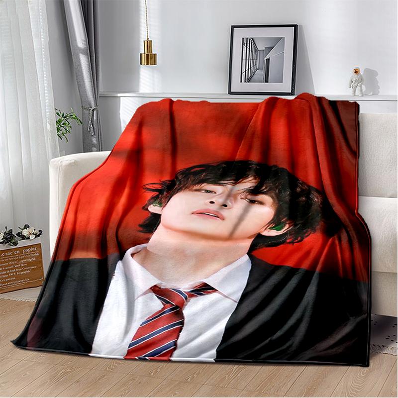 29 Style New Kpop Kim Tae Hyung V Min Yoon Gi,SUGA,Agust D Blanket,Soft Throw Blanket for Home Bedroom Bed Sofa Travel Cover Kid