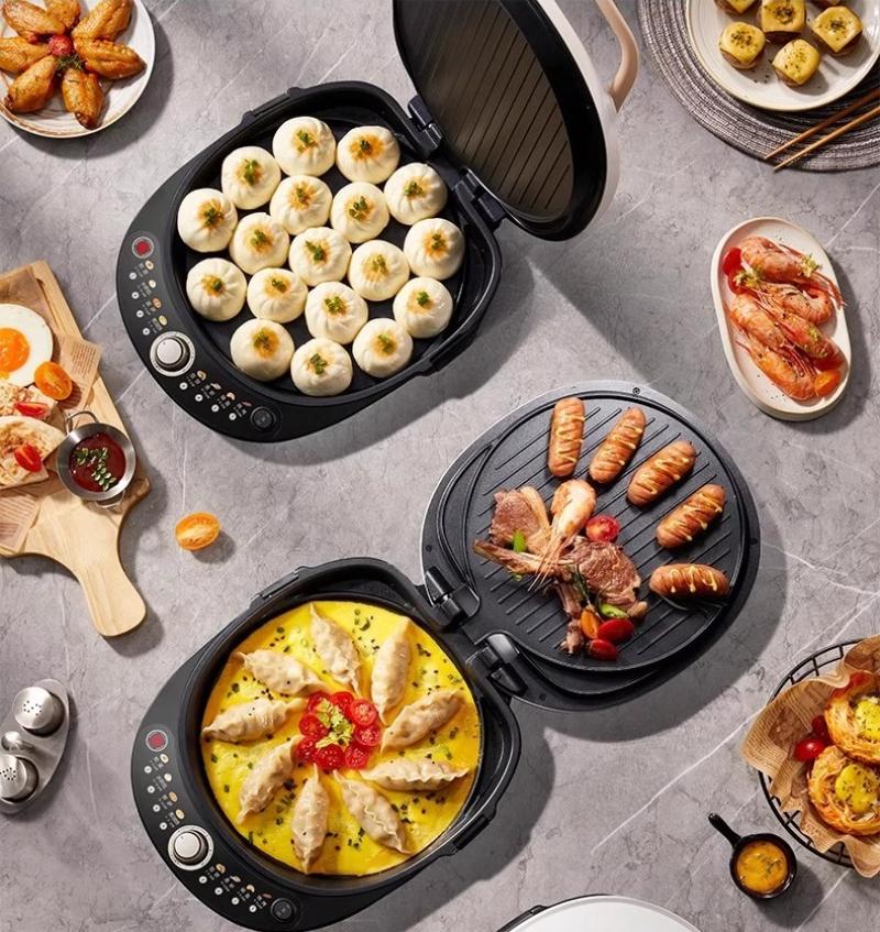 220V Electric Pancake Stove Home Double Sided Heating Pancake Pan New Type Deepening And Increasing