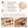 114Pcs Wooden Drawing Thumb Tacks Various Style Cork Board Thumbtack DIY Wood Push Pins  Home Craft