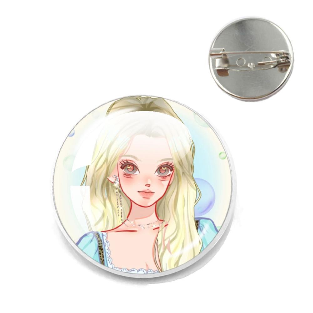 K- KATSEYE Creative Metal Pins Funny Brooch Katseye Korean Girl Band Badge Backpack Hat Accessories Jewelry Decoration Fans Gift