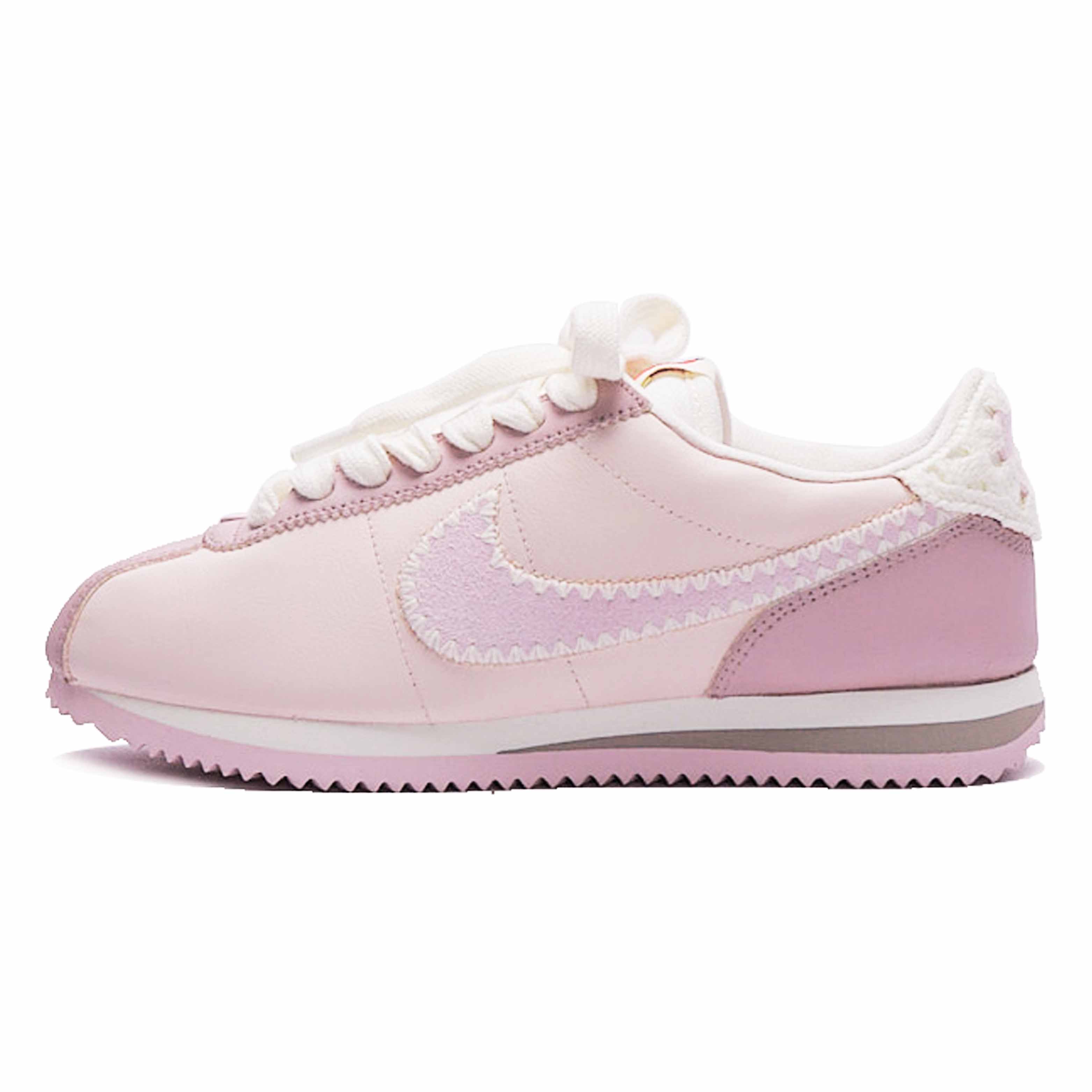 

Nike Leather Slip Resistant Abrasion Resistant Low top Casual Running Shoes Women s White Pink HV6012-161(Team15-) 39