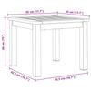 Garden Dining Set 3 Pcs Brown and Black