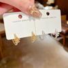 Versatile Hollow Flower Pearl Earrings - Elegant Light Luxury for Everyday Wear