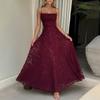 Sommer neue europäische und amerikanische Damenbekleidung, elegantes Temperament, figurbetontes Trägerkleid mit großem Schwingrock