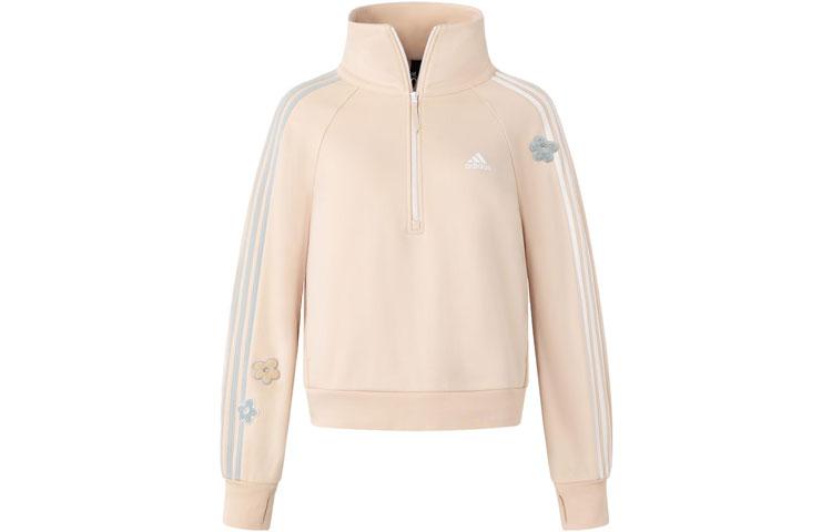 

Adidas Flower 3 Stripes Sweatshirt Women s Sand Strata IX5647 L