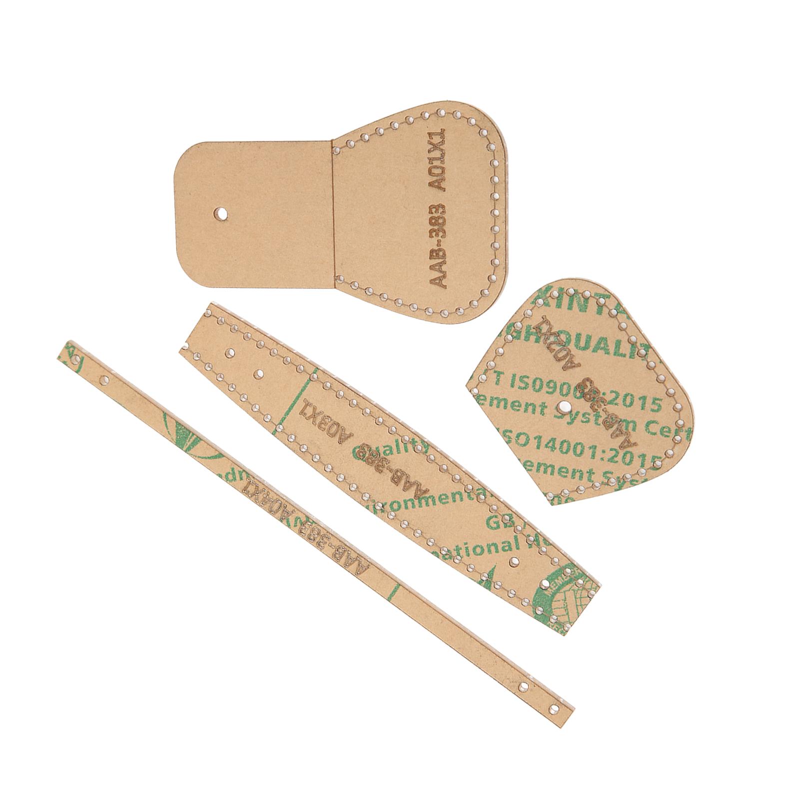 

Акриловый шаблон для кошелька, точная резка, крафт-бумага, пленка, прочный, легкий, шаблон для кошелька