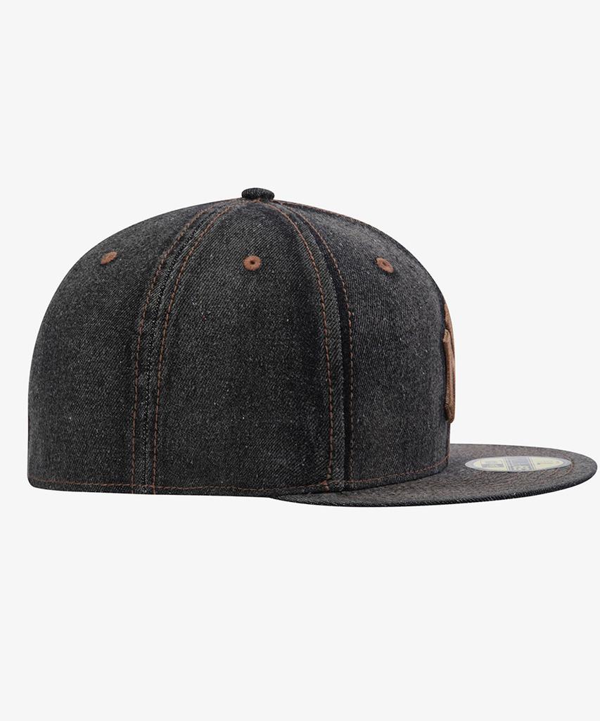 NEW ERA Mlb New York Yankees Denim Fitted Cap Denim Black