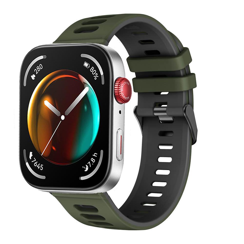 Two Color Silicone Strap For Huawei Watch Fit 4 3 Sport Watchband Breathable Wristband For Huawei Watch Fit 3/4/4 Pro Bracelet