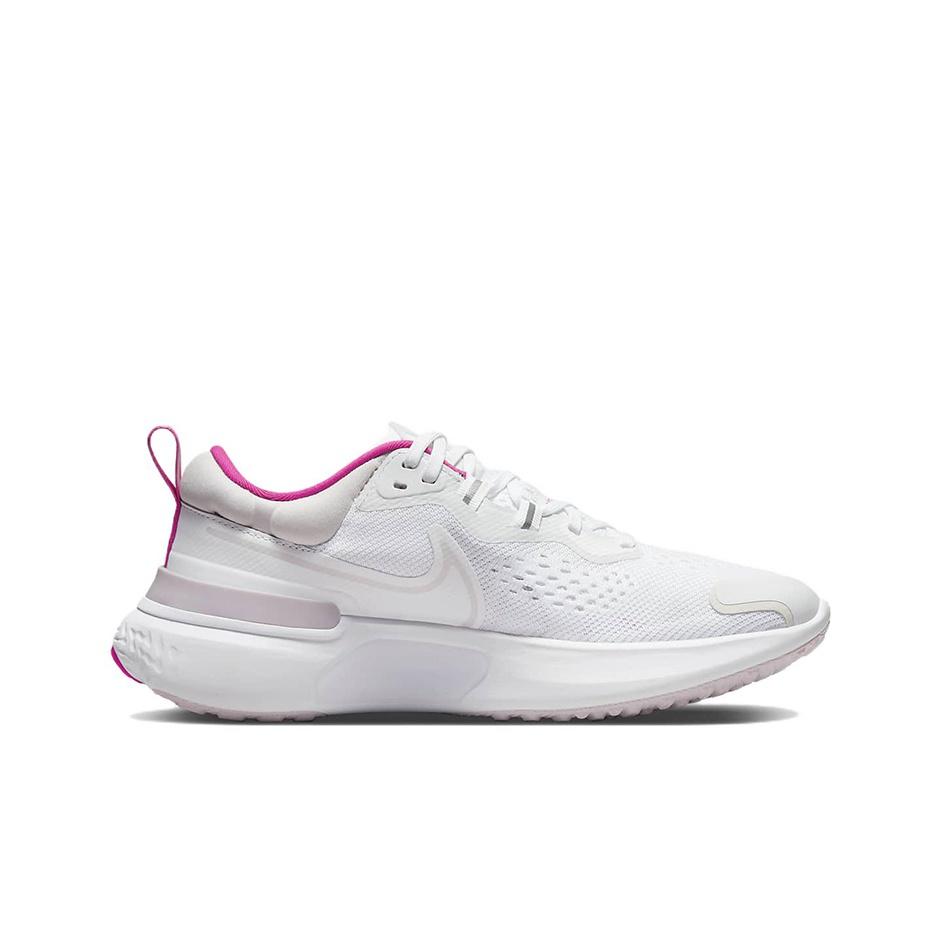 Nike React Miler 2 Dämpfungsschaum Stoff Stoßdämpfung Rutschfest Abriebfest Leicht Low-Top Marathon Laufschuhe Damen Sneaker CW7136-102