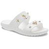 Crocs Soft Sole Comfortable Outdoor One-Heel Slippers Women's White