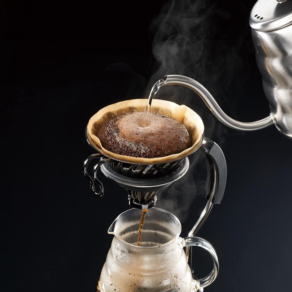 HARIO V60 Metal Coffee Dripper Coffee Drip for 1 To 4 Cups Matte Black VDMR-02-MB