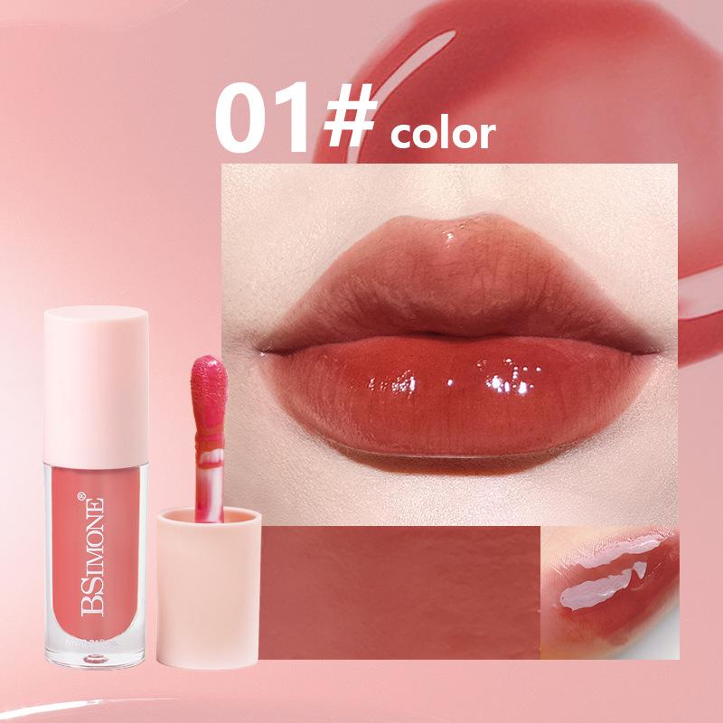 Watery Lip Glaze Lipstick Pearlescent Shimmer Watery Plumping Lip Gloss Moisturizing Plump Lips 1