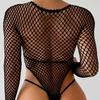 Sexy Lingerie jumpsuits Bodycon Mesh Fishnet Colorful Clubwear Perspective Christmas Valentine's Day Women's Lingerie Bodysuits