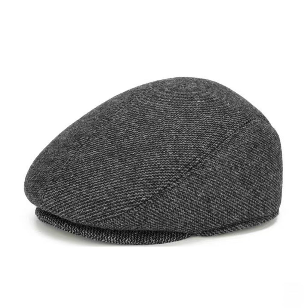 Hat Men's Cap Autumn and Winter Warm Ear Protector Forward Hat Grandpa Old Man Cotton Hat