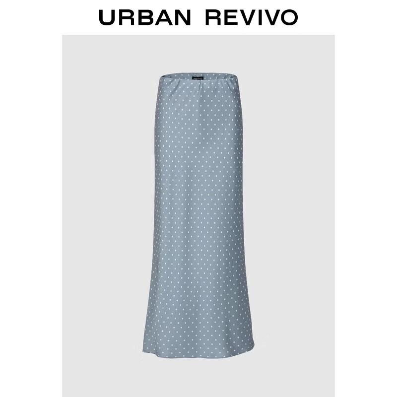 UR Women s Vintage Polka Dot High Waist Mermaid Skirt XXS