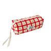 Cartoon Plaid Pencil Case Girls' Stationery Storage Bag Student High-value Pencil Case Makeup Bag