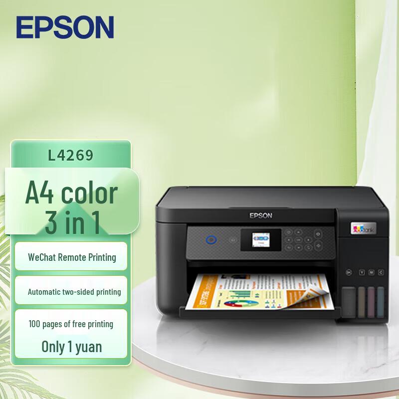 

Epson EcoTank L4269 Wireless Color Multifunction Printer