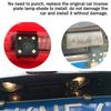 1Pc Car Rear View Camera Bracket Plate Lights Mount Universal Vehicle Reverse Cam Back Up Holder For Kia K3 K3S