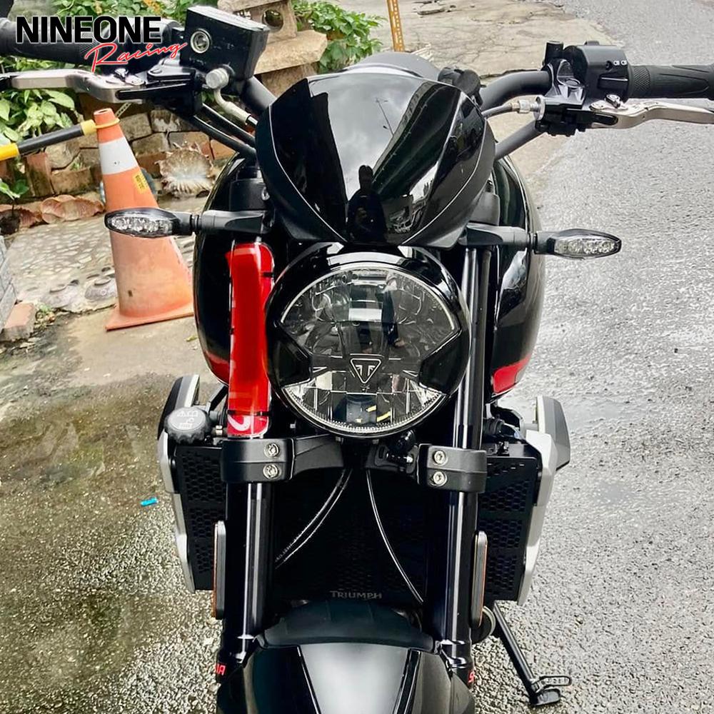 For Triumph Trident 660 Trident-660 2021-2025 Small Windscreen Front Screen Visor Headlight Wind Deflector Flyscreen Fairing