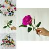 Classic Romantic Rose Handcraft Artificial Flowers For Wedding Party And Home Decoration