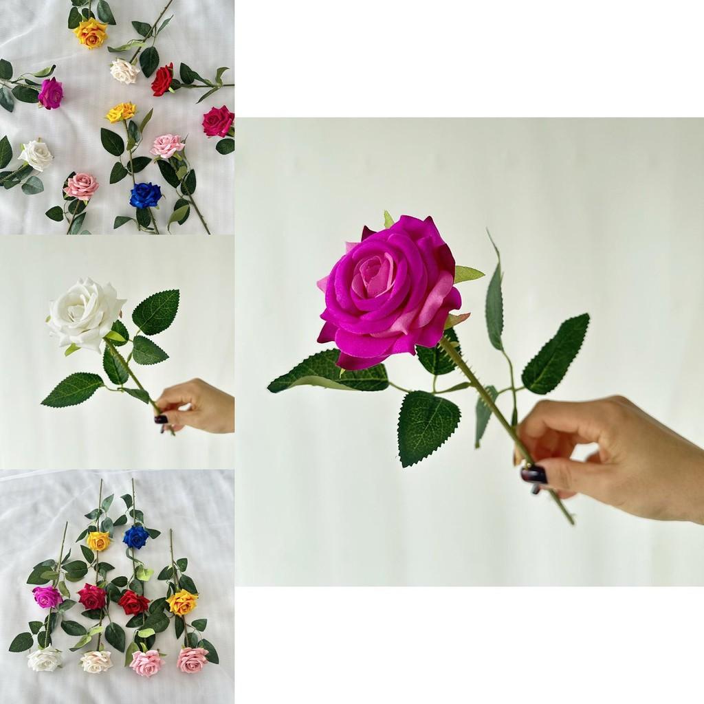 Classic Romantic Rose Handcraft Artificial Flowers For Wedding Party And Home Decoration