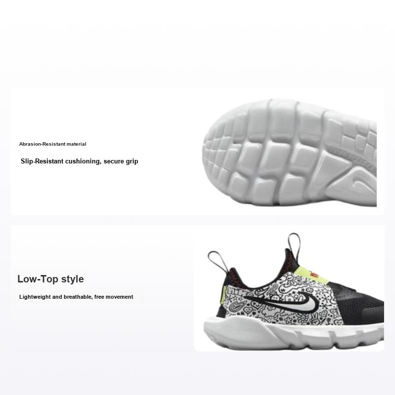 Детские кроссовки Nike Flex Runner 2 JP TD Doodles Black Picante-Red Light-Lemon-Twist DV3099-001 22