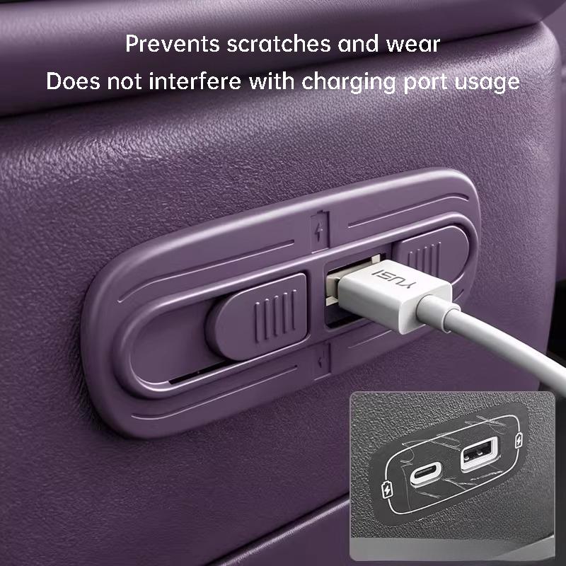 For Leapmotor B10 B01 Lafa5 B05 Car Rear USB Charging Port Cover Scratch-resistant Protector Interior Accessories