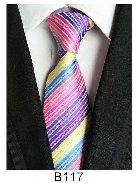 Cravate homme en soie et polyester faite main – Décontractée, formelle ou professionnelle