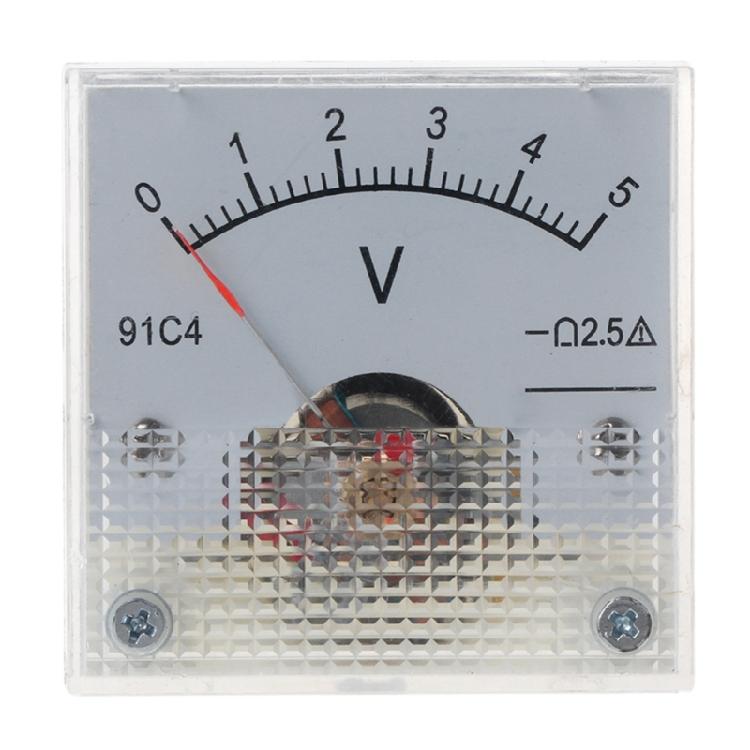 DC Analog Panel Voltage Gauge Volt Meter 91C1 2.5% Error Margin 10 Styles Ga