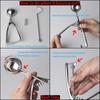 3pc Ice Spoon Stainless Steel Spring Handle Masher Cookie Scoop Ball Digger 4cm/5cm/6cm