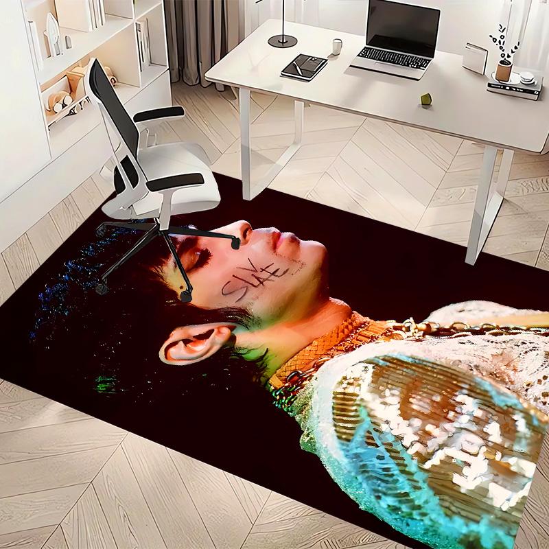 Purple Rain4 Printed Absorbent Washable Carpet, Non-Slip Bathroom Mats, Kitchen Rugs, Yoga Mat,Living Room Entrance, Camping Picnic Rugs