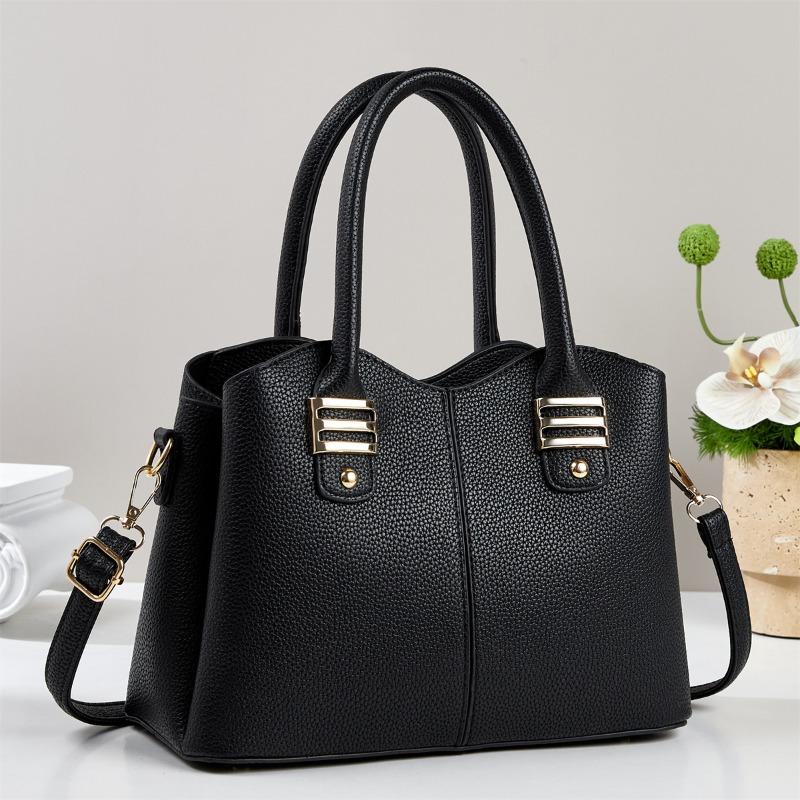 Trendy Women's New Handbag Large Capacity Casual Tote Bag with Zipper Square Shoulder Bags High Quality Trend Ladies Hand Bags