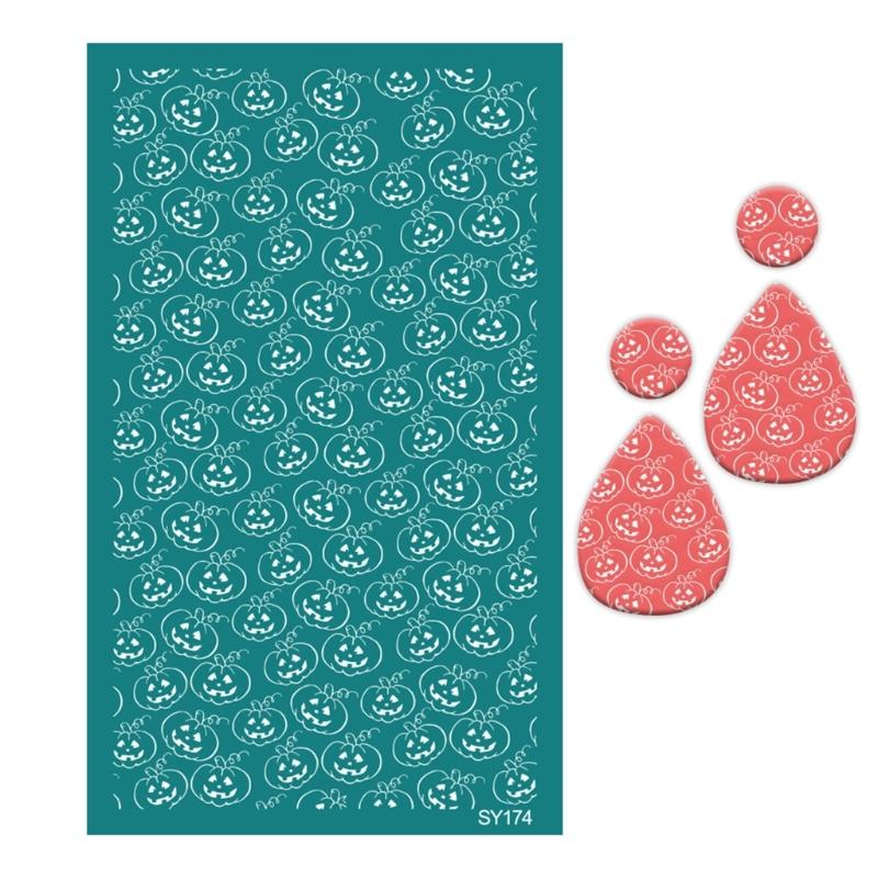 Silk Screen Printing Stencils for Painting on Clay, Fabric, Wood, Self-Adhesive Silkscreen Stencils for Jewelry Making