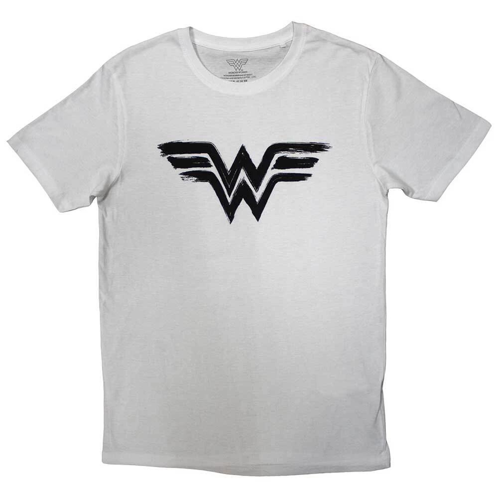 DC Comics Unisex T-Shirt: Wonder Woman - Black Paint Logo (Medium) 3XL