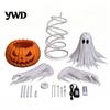 Decorative Yard Art for Halloween Swirling Ghost Pumpkin Lamp, Lighted Spooky Lamps Statue, Warm LED Outdoor Decoration Porch Garden Lawn Decorations