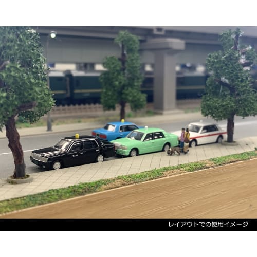 TOMYTEC The Car Collection Car Collection Basic Set Selection Taxi A Diorama Supplies